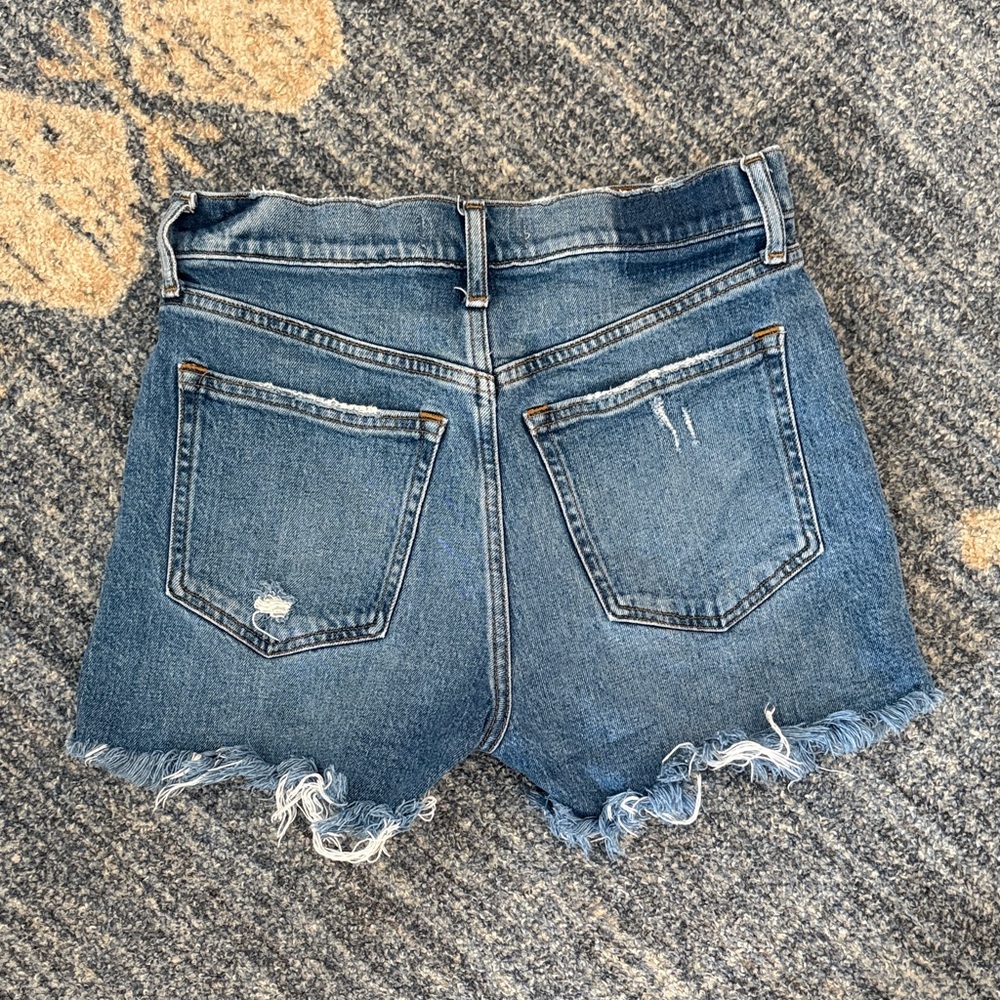 Abercrombie & Fitch Distressed Denim Shorts - Picture 2 of 4
